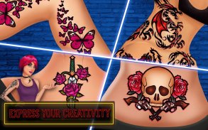 虚拟艺术家纹身机设计：纹身游戏 screenshot 8