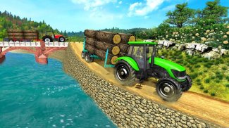 Real Tractor Trolley Sim Game screenshot 1