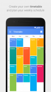 स्कूल प्लानर: टाइमटेबल कैलेंडर screenshot 0