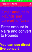 Pounds To Naira screenshot 1