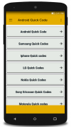 Android Quick Code screenshot 1