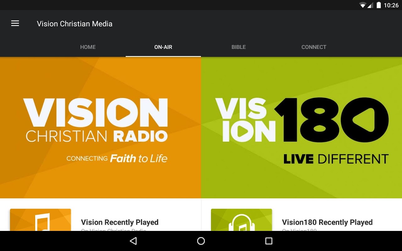 Christian deals vision radio