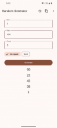 Random Number Generator screenshot 1
