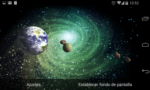 3D Galaxy Live Wallpaper Full screenshot 0
