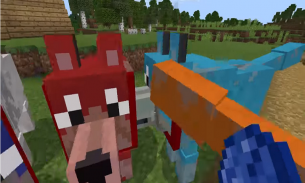 Colorful Mutant Wolves Mod for MCPE screenshot 0