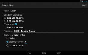 Kalendář CZ screenshot 14