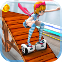 Hoverboard Highway Surfer Icon