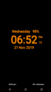 Digital Clock Live Wallpaper screenshot 1