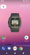 Free G-SHOCK DW5600 Widget screenshot 4