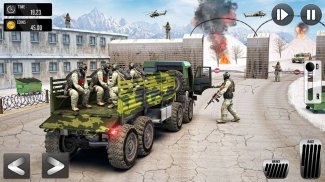 Army Simulator Truck games 3D screenshot 2