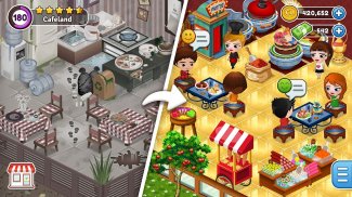 レストランゲーム - Cafeland screenshot 3