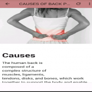 BACK PAIN CAUSES & TREATMENT screenshot 1