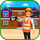 Beach House Construction Games Icon