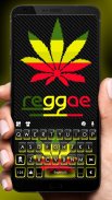 Reggae Style Leaf Keyboard Theme screenshot 3