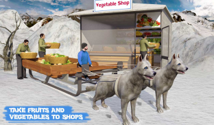 Snow Dog Sledding Transport Games: Winter Sports screenshot 4