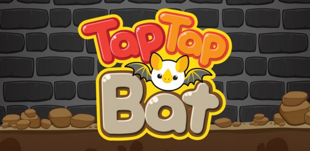 One tap games. Tap tap bat - Hyper Casual game Halloween.