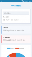 Uptimer -SLA Uptime Calculator screenshot 0