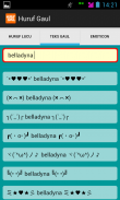 Huruf Gaul dan Lucu screenshot 1