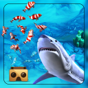 Blue Whale Shark Virtual Reality ( VR ) Icon