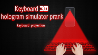 Hologram 3D keyboard simulated screenshot 0