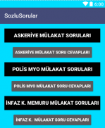 Sözlü Mülakat Soruları screenshot 0