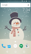 Snowman Keyboard & Wallpaper screenshot 2