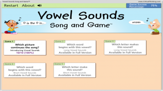 Vowel Sounds Song and Game™ (Lite) screenshot 2