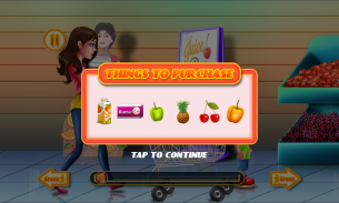 Supermarkt kassa winkelen spel screenshot 1