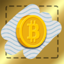 Free Bitcoin Scratch Tickets Icon