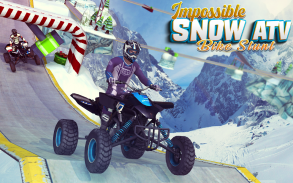 Impossible Snow ATV Bike Stunt screenshot 7