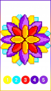 Mandala Pixel Art Coloring screenshot 4