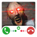 Creepy Granny's Fake Call And Chat Icon