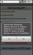 Memory Booster avançada screenshot 3