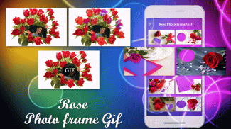 Rose GIF Photo Frame Editor screenshot 0