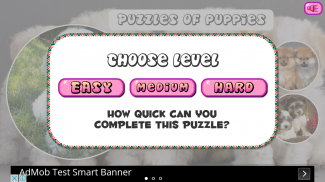 Puzzles of Puppies Free screenshot 1