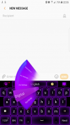 Neon Purple Keyboard 💜 screenshot 0