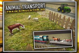 Animal Transport Train Sim 3D screenshot 0