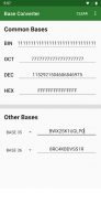 Base Converter - BIN OCT DEC HEX up to Base 36 screenshot 0