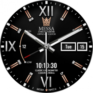 Messa Watch Face BN27 Black screenshot 3