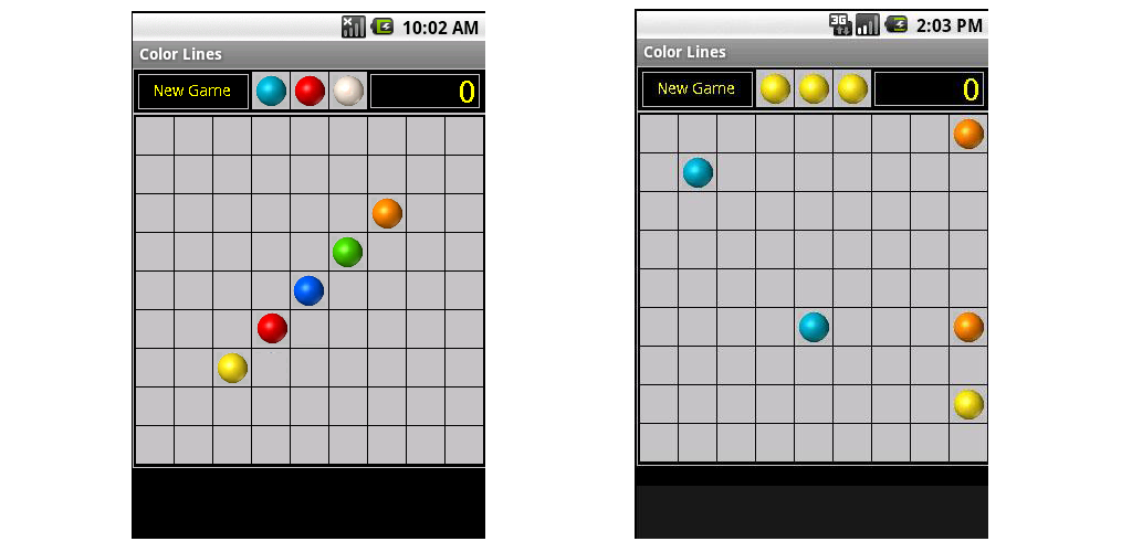 Play Free Online  i Color Lines Puzzle Game