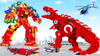 Uçan helikopter dönüşümü robot oyun çekim screenshot 2