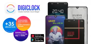 DigiClock: Customize Aesthetic Clock Widget screenshot 4