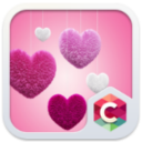 Fluffy Heart C Launcher Theme Icon