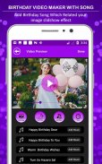 Birthday Video Maker with Song screenshot 4