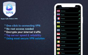 Super Safe watch VPN -  Vip Access Proxy VPN screenshot 3