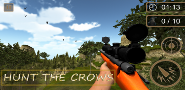 Jungle Sniper Crow Hunter screenshot 1