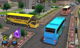 オフロードスクールバスドライバーゲーム screenshot 1