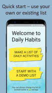 Rastreador de hábitos diarios screenshot 3