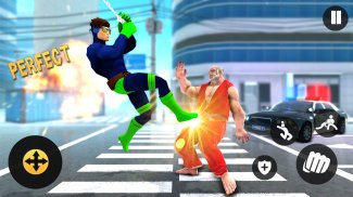 Amazing Rope Spider Fight Hero screenshot 0