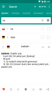German-polish dictionary screenshot 6